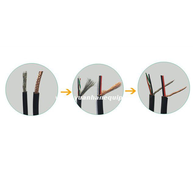 Wire Shield Brushing and Twisting Machine with Strong Power