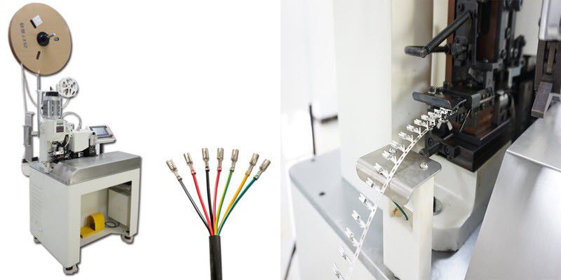 Automatic Multi-core Cable Stripping and Crimping Machine