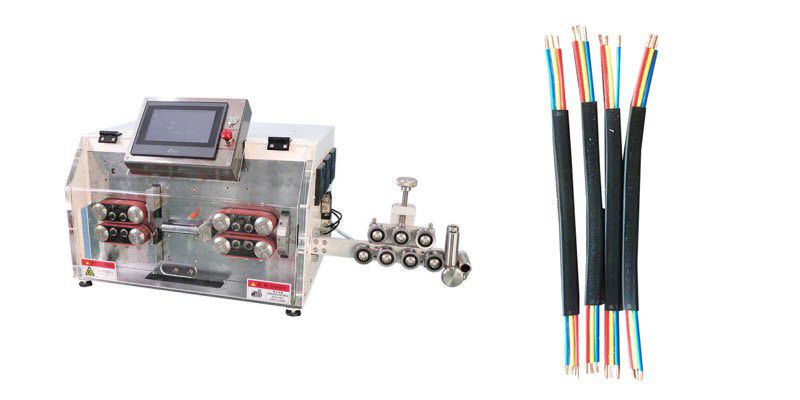 Multi-core Flat Cable Cutting Stripping Machine