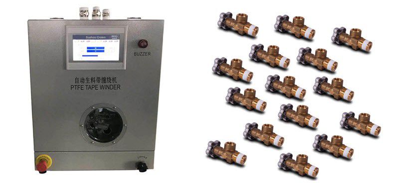 Teflon PTFE Taping Machine for Threads and Fittings 