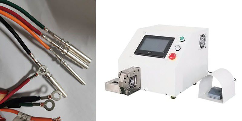 Hexagon Shape Tubular Ferrules Crimping Machine