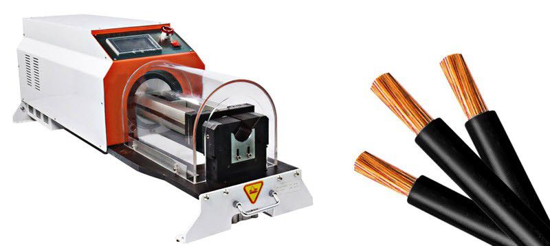 Pneumatic Rotary Blade Wire Stripping Machine 