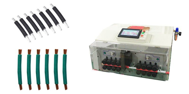 thick cable cut strip machine