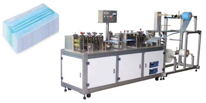 Semi-automatic Flat Disposable Mask Making Machine