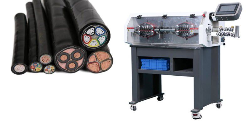 High-voltage Cable Cutting and Outer Jacket Stripping Machine YH-8070 