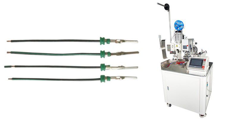Fully Automatic Wire Waterproof Rubber Seals Insertion Terminal Crimping Machine