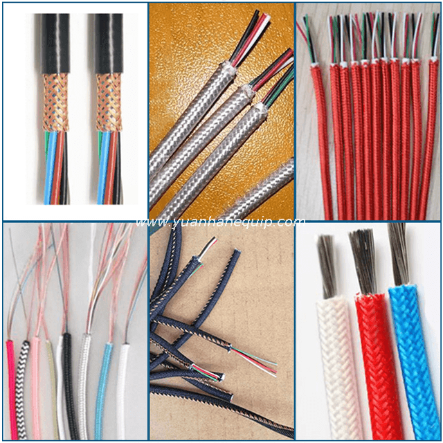 Cotton Textile Braided Wire Thermal Stripping Machine