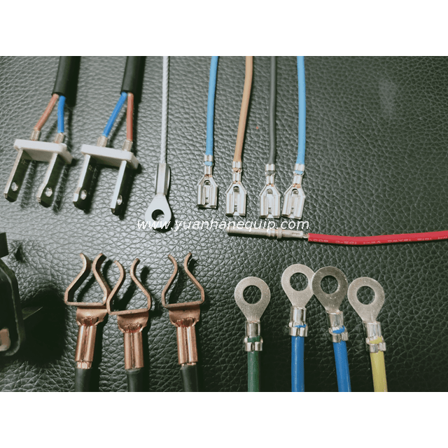 Loose Piece Terminals Crimping Machine With Vibration Plate Feeding