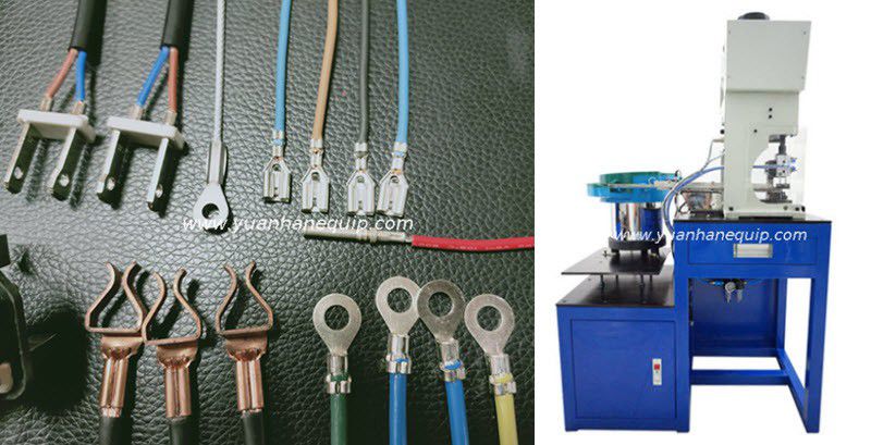 Cheaper Automatic Vibration Feeding Bowl Ferrule Terminal Crimping Machine 