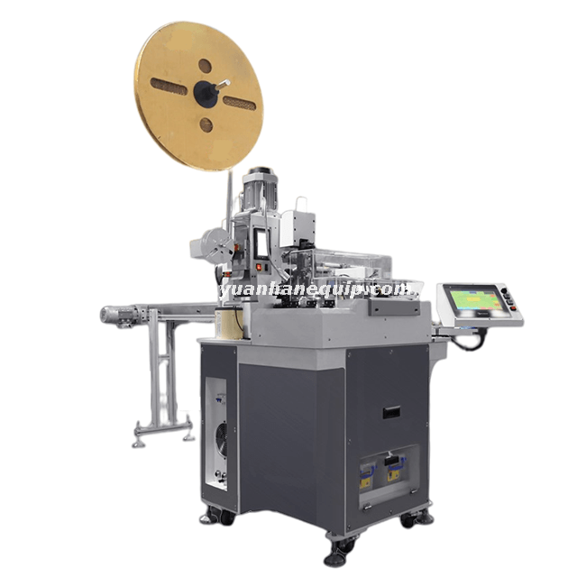 Fully Automatic Wire Rubber Seals Plugging-in & Crimping Machine