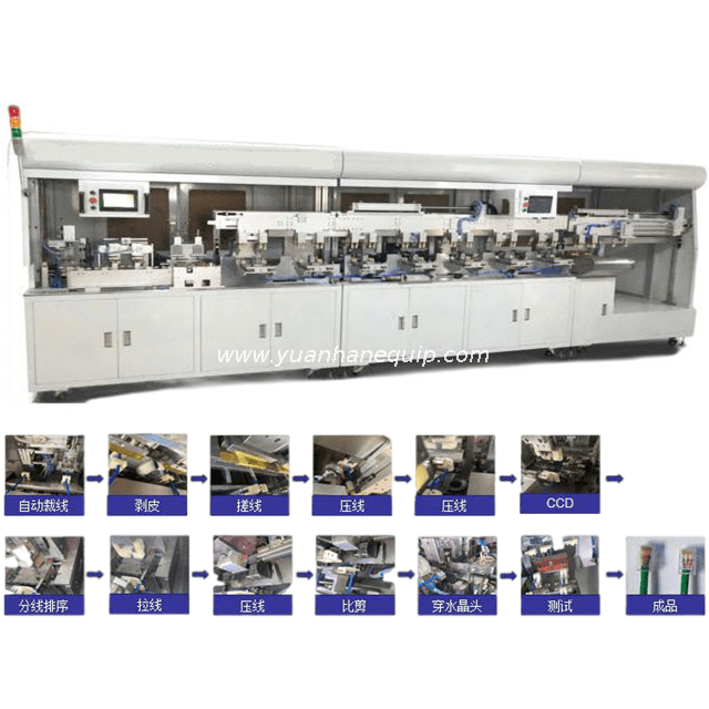 Fully Automatic Network Cable Assembly Line