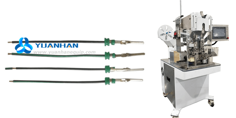 Wire Seals Inserting and Delphi Terminals Crimping Machine 