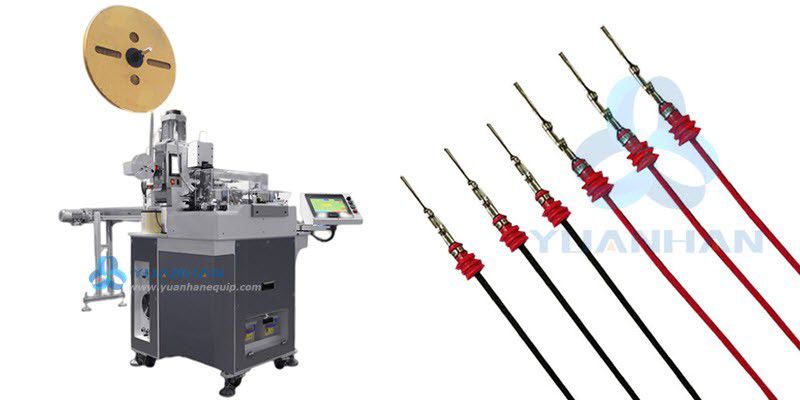 Fully Automatic Wire Rubber Seals-crimping Machine