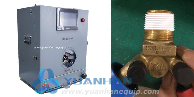 Taper NPT Fittings PTFE Tape Winding Machine