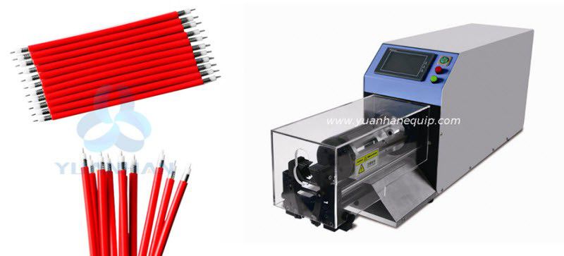 Coax Stripping Machine