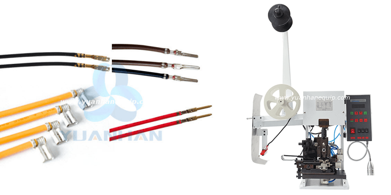 Wire and Cable Strip & Crimp Machine