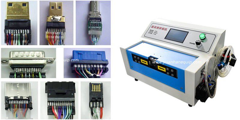 HDMI inserts soldering machine