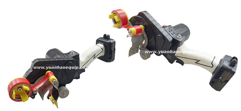 Lithium battery rechargeable handheld wire harness taping machine 