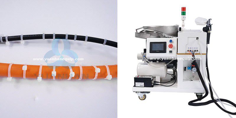 Wire Harness Nylon Cable Zip Tie Tying Machine with Handheld Tying Gun