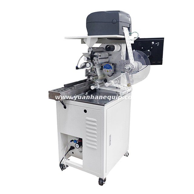 Wire Label Printing and Folding Machine with IPC