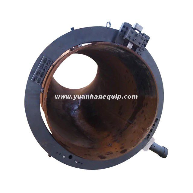 Externally Mounted Pipe Cutting and Beveling Machine
