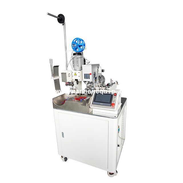Fully Automatic Wire Rubber Seals Insertion Terminal Crimping Machine