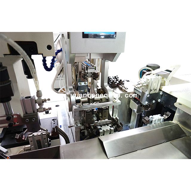 Fully Automatic Wire Rubber Seals Insertion Terminal Crimping Machine