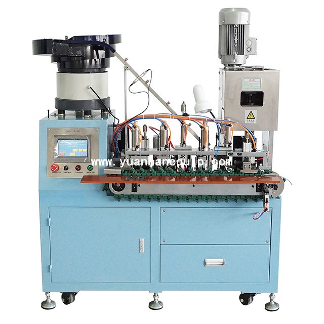 Automatic European Power Cord Plug Riveting Press Machine