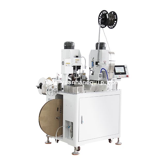 Cable Cutting Stripping and 2-side Crimping Machine