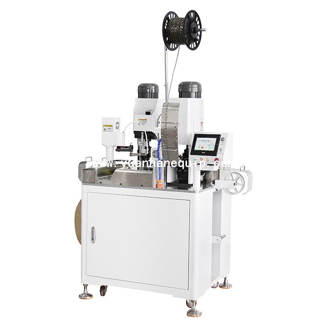 Cable Cutting Stripping and 2-side Crimping Machine
