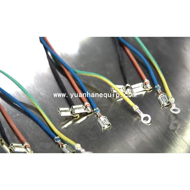 4-core Power Cord Stripping and Crimping Machine