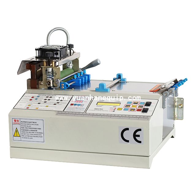 Cold and Hot Knife Fabric Tape Cutting Machine