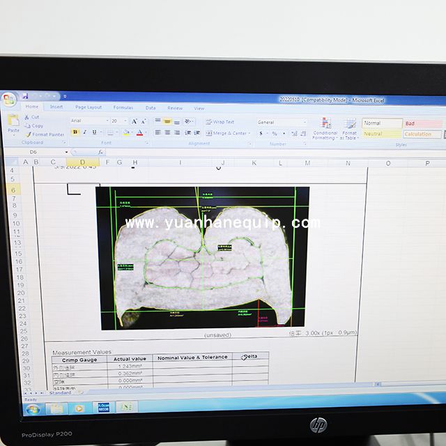 Crimp Cross-sectional Analysis System