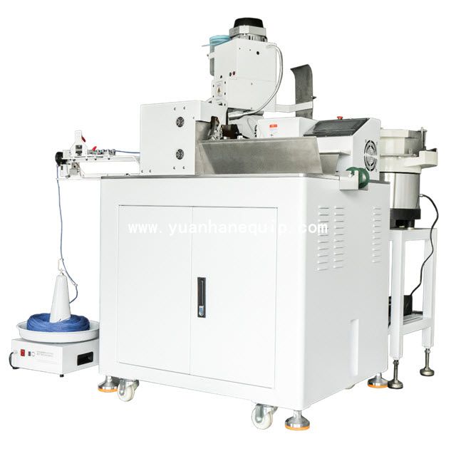 Cable Sleeve Insertion Crimping and Tinning Machine