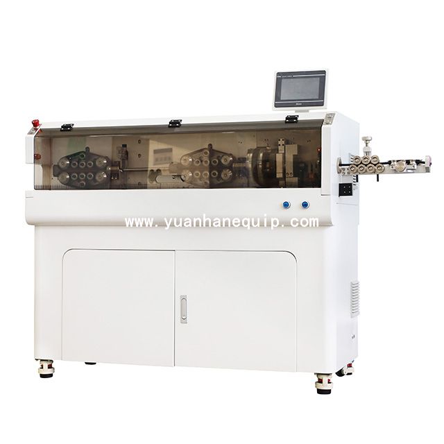 Large Gauge Cable Cutting and Stripping Machine with Rotary Knife