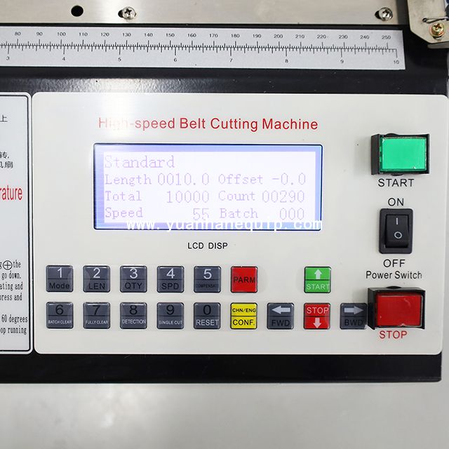 Automatic Hot and Cold Webbing Tape Cutting Machine - High Speed Model