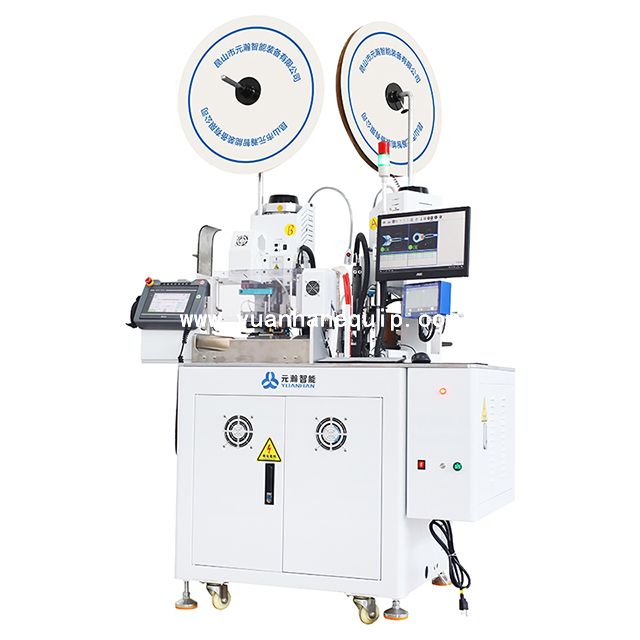 Hot Cutting Stripping and 2-end Crimping Machine