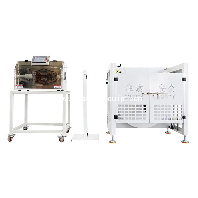 Corrugated Tube Cutting and Splitting Machine with Tube Feeder