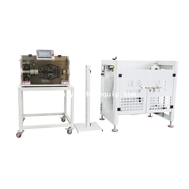 Corrugated Tube Cutting and Splitting Machine with Tube Feeder
