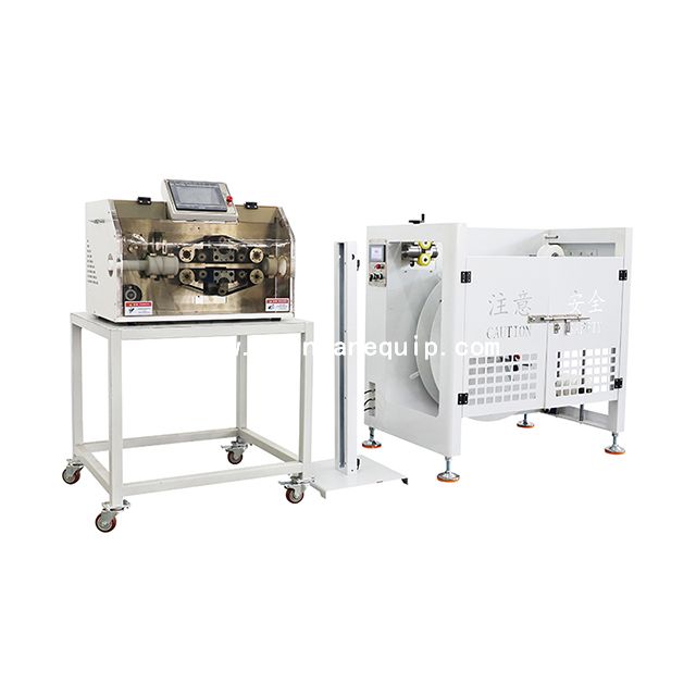 Corrugated Tube Cutting and Splitting Machine with Tube Feeder