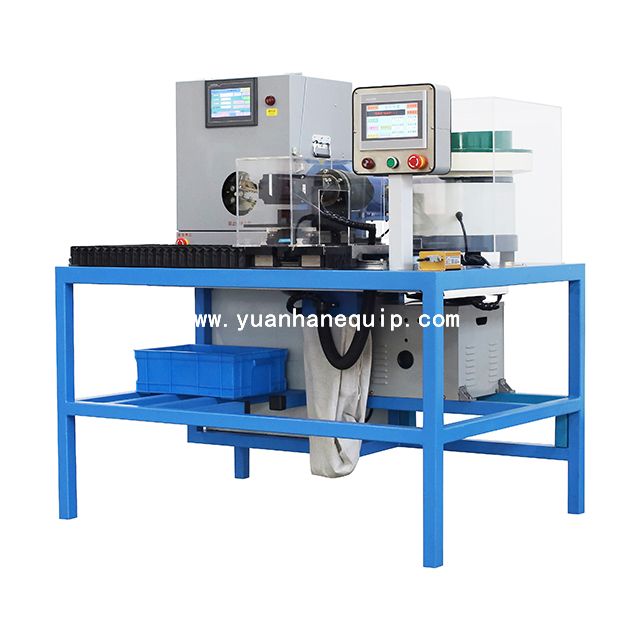 NPT Fittings Cleaning and Teflon PTFE Tape Wrapping Machine