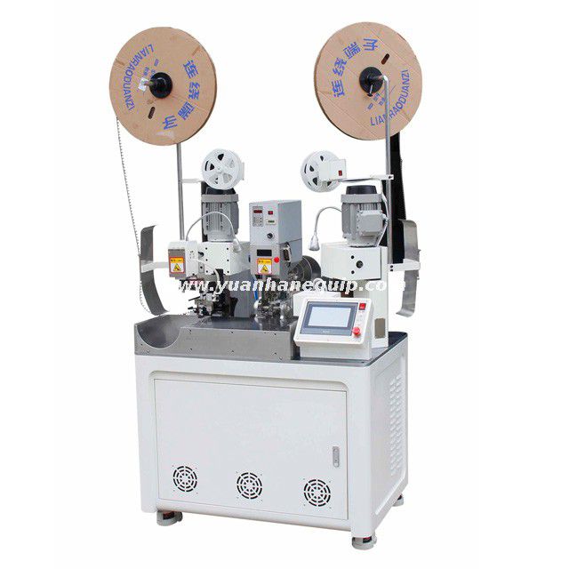 Wire Cutting Stripping Single End Seals Loading and Two Ends Crimping Machine