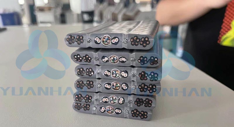 Flat elevator cable cutting machine YH-BW09