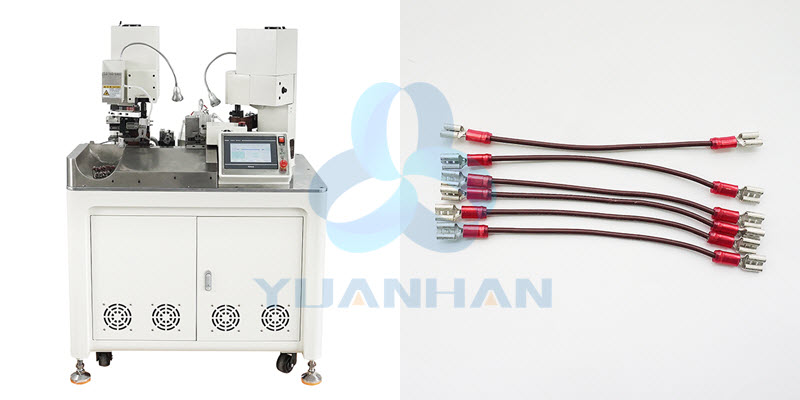 fully automatic double-head terminal crimping machine