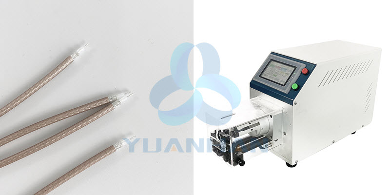 coax cable stripping machine