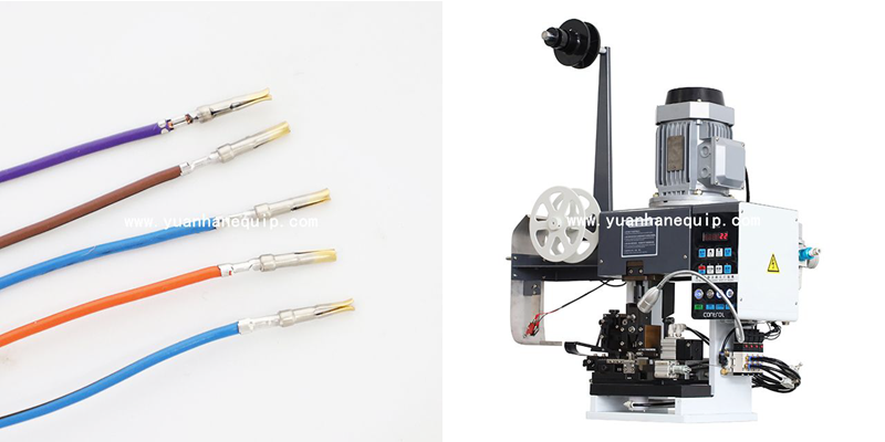 wire stripping and JST connectors crimping machine