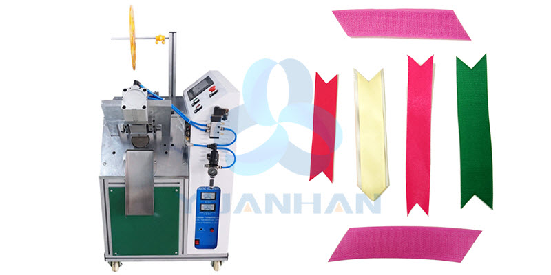 Satin ribbon cutting machine