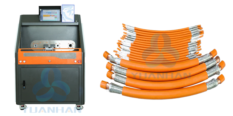 New energy cable aluminum foil and shielding processing machine