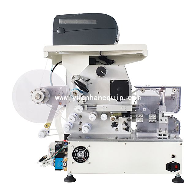 Desktop Label Printing and Applicator Machine for Wire and Cable