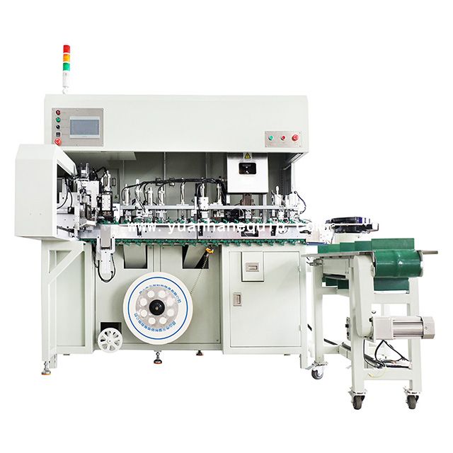 2-Pin Round Plugs Crimping Machine
